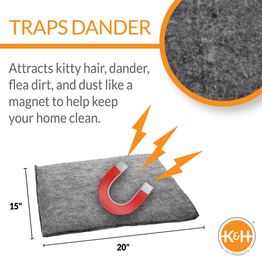 Artsuppl Amazin' Thermo-Kitty Pad Heated Cat Bed